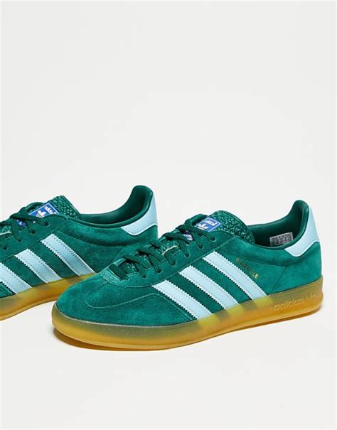 adidas gazelle groen blauw